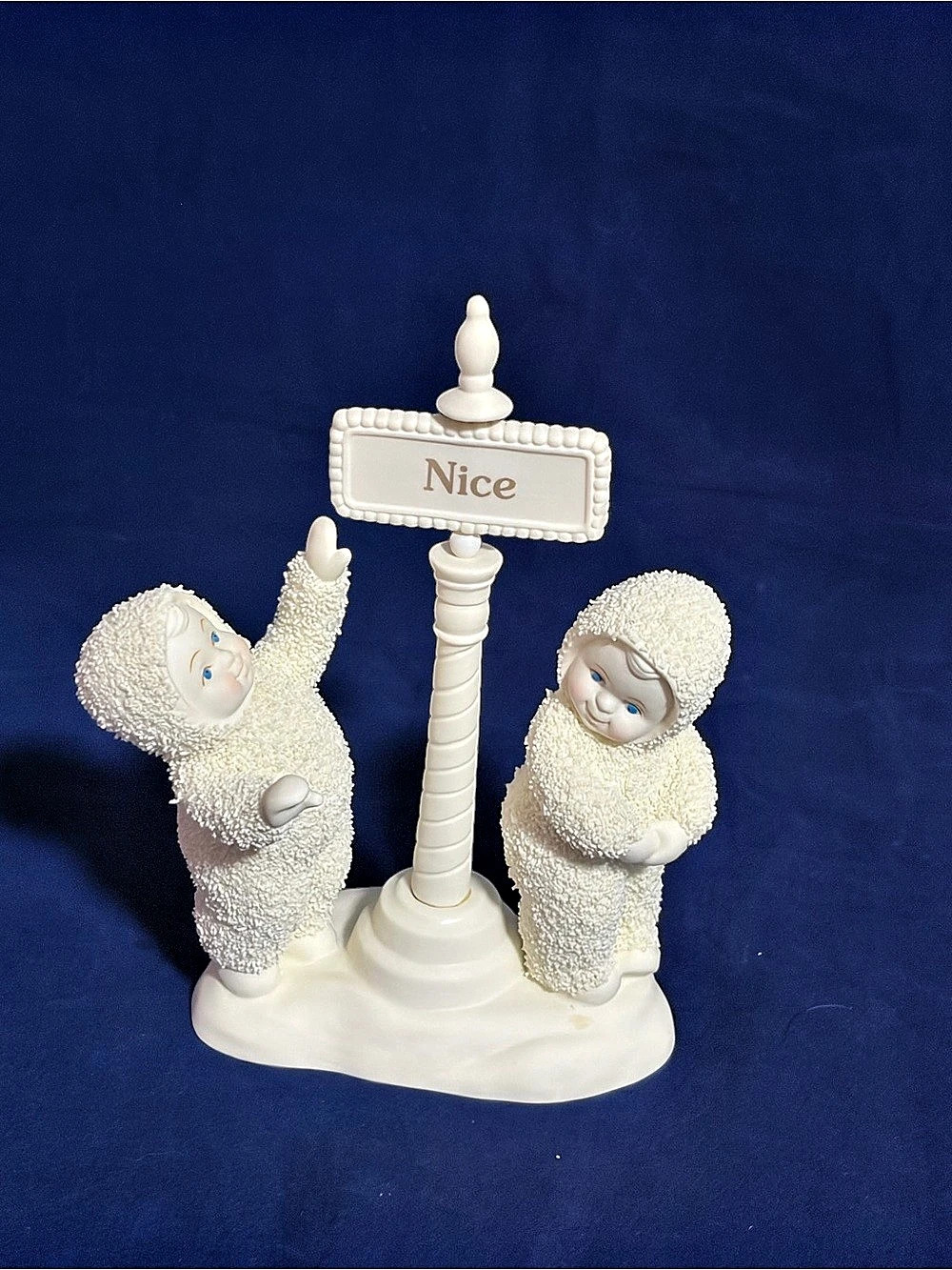 Vintage 2006 Department 56 Snowbabies “Naughty or Nice” Retired Figurine
